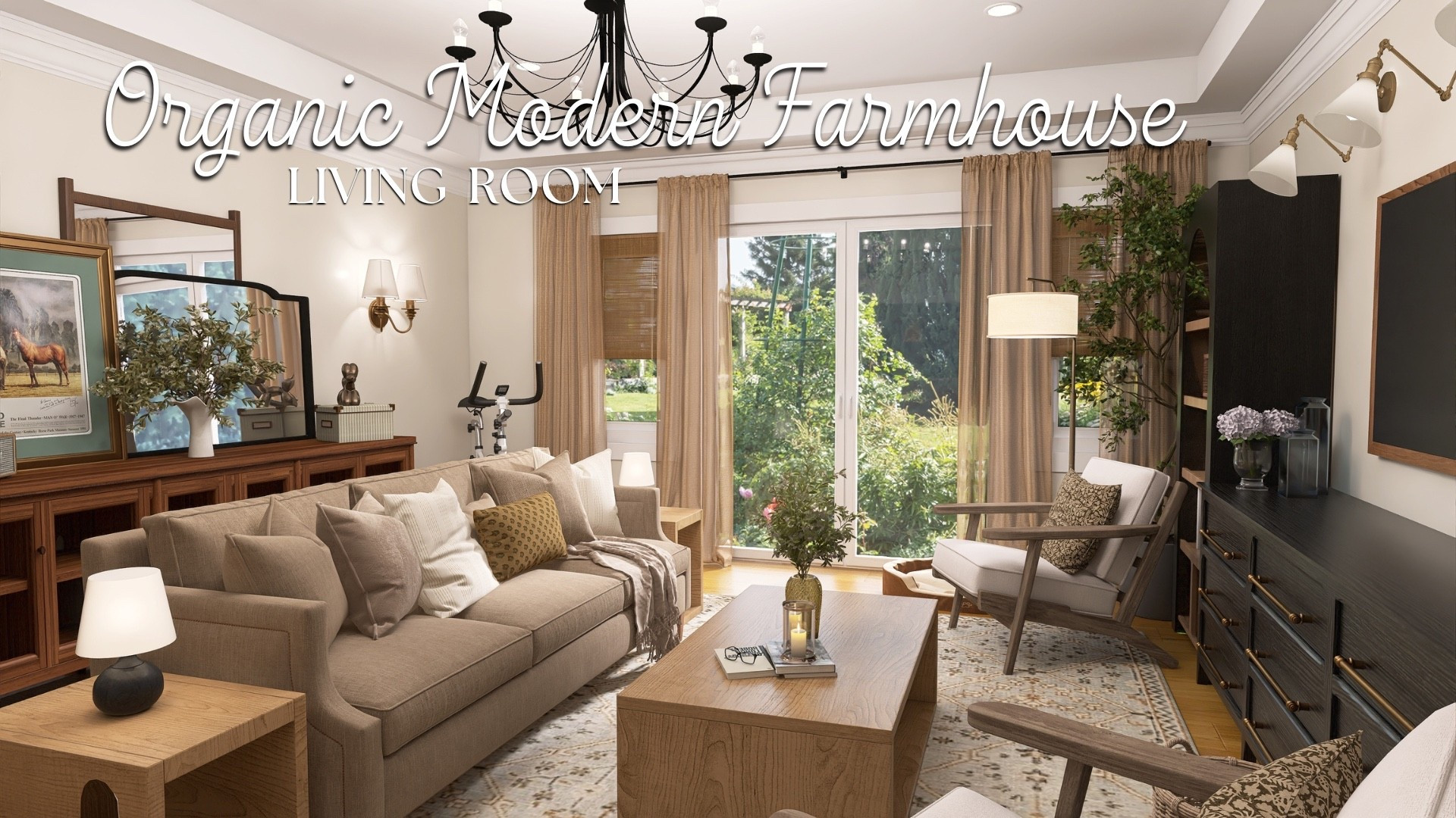 Designed by Jackie
Organic Modern Farmhouse Living Room

#LTKmomlife #LTKSeasonal #LTKHome