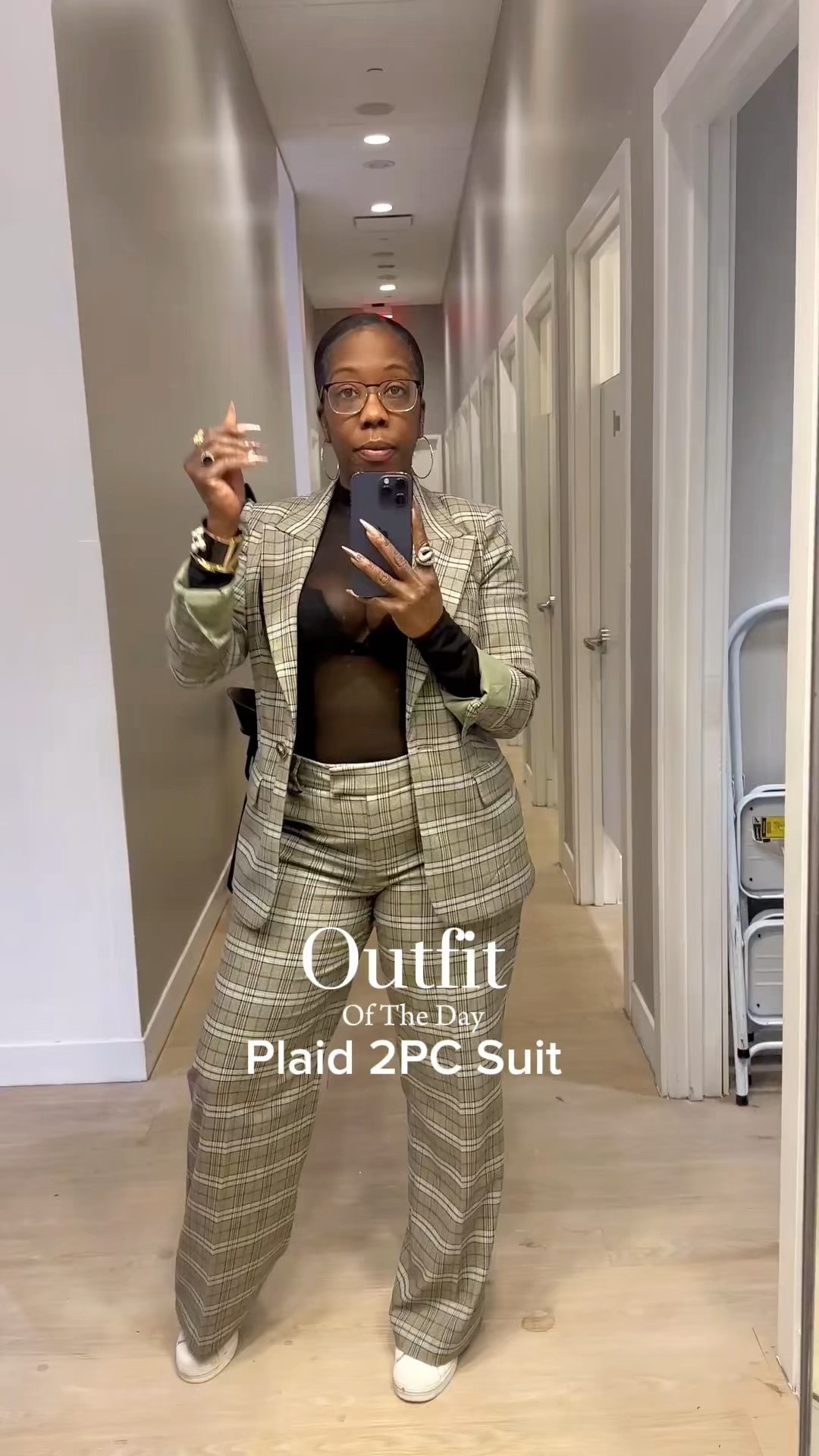 Got Style? 

You can never go wrong with a plaid two piece suit the  stylin options are endless. 
.
I’m wearing a size 10 pants and Medium jacket.  Rums true to size.  

#LTKMidsize #LTKStyleTip #LTKWorkwear