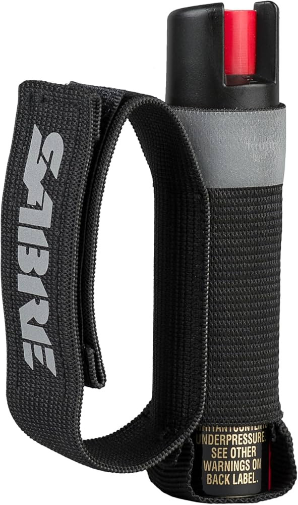 SABRE Runner Pepper Gel, Maximum Police Strength OC Spray, Reflective Hand Strap for Easy Carry &... | Amazon (US)