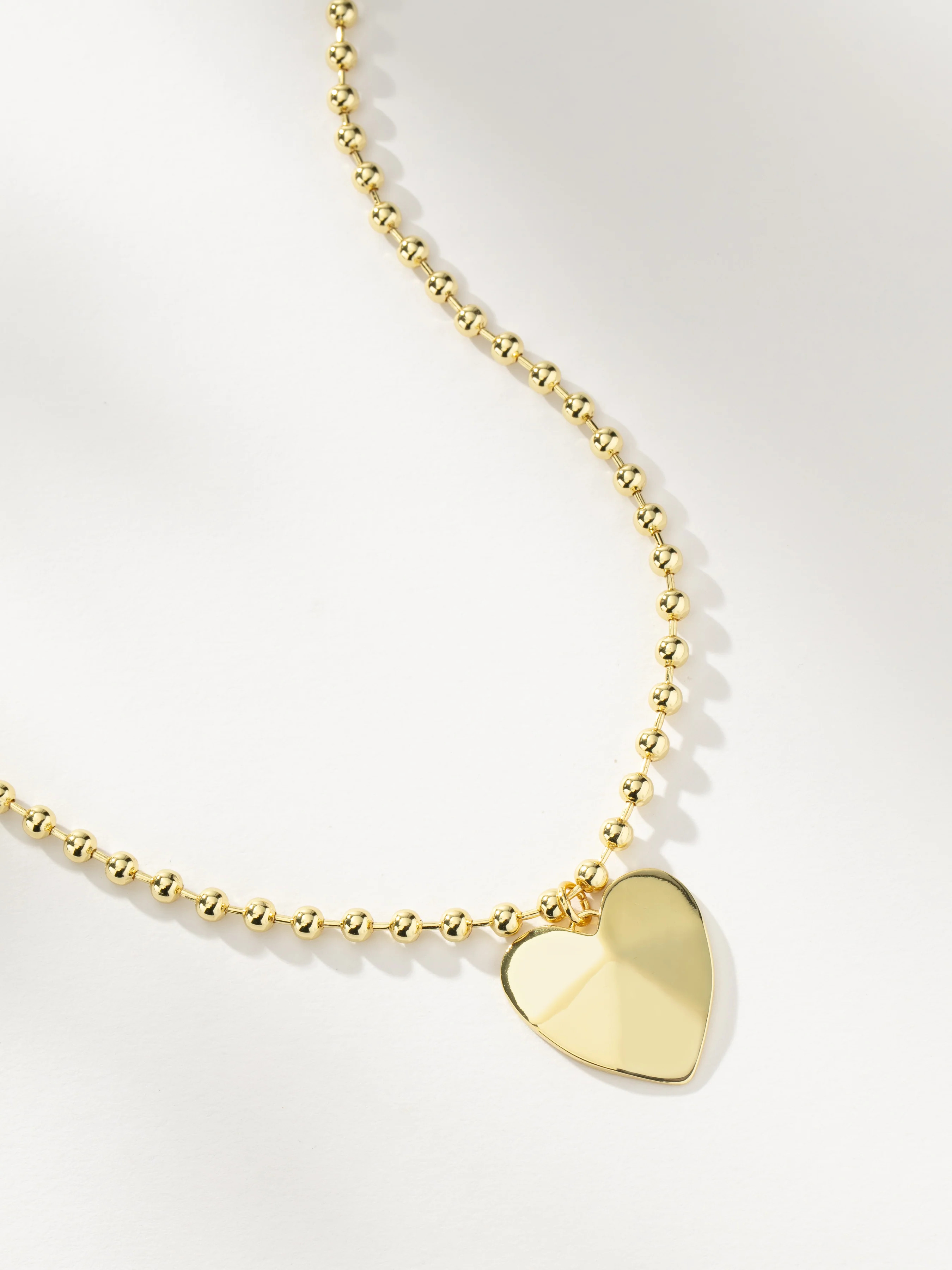 Gold Romance Heart Necklace | Statement Necklace | Uncommon James | Uncommon James