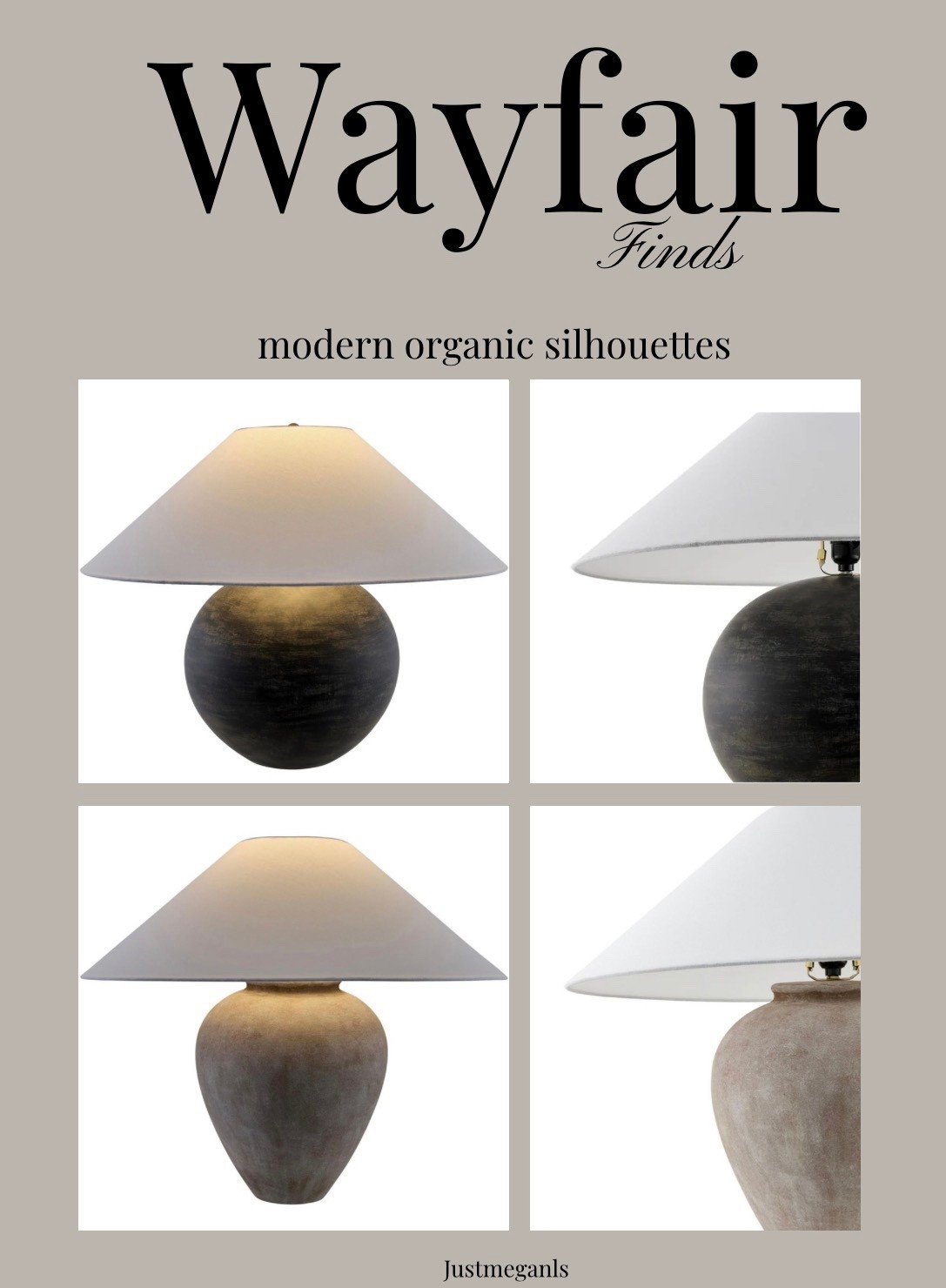 Wayfair home finds I’ve been saving 
These two table lamps have that warm, sculptural look I love for cozy, neutral spaces. Not in my home yet — just pieces I have my eyes on

#LTKSeasonal #LTKdayinmylife #LTKHome