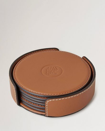Leather Coaster Set | MULBERRY
