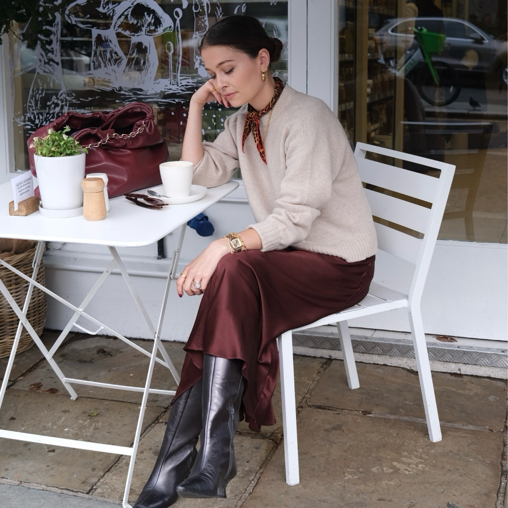 Burgundy
Autumn colour
Autumn styling 

#LTKeurope #LTKuk #LTKautumn