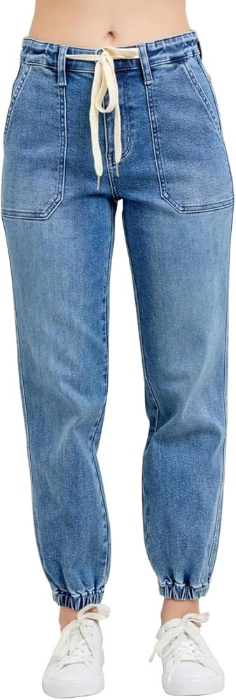 Judy Blue High Waist Denim Jogger | Amazon (US)