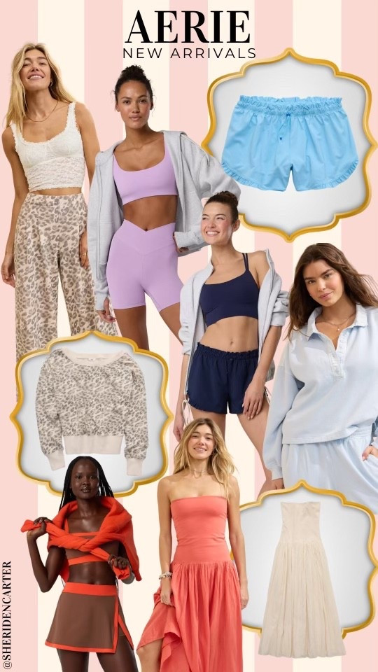 AERIE has some of the cutest new additions to their collection!!!! We love an amazing Maxi skirt that literally turns into a dress and shorts that ruffle just a little bit to give that feminine vibe 😎😘 check out all of their new arrivals!!!!

#LTKValentine #LTKSaleAlert #LTKootd
