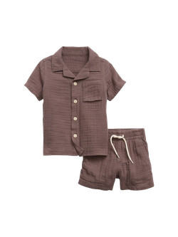 Baby Crinkle Gauze Outfit Set | Gap (US)