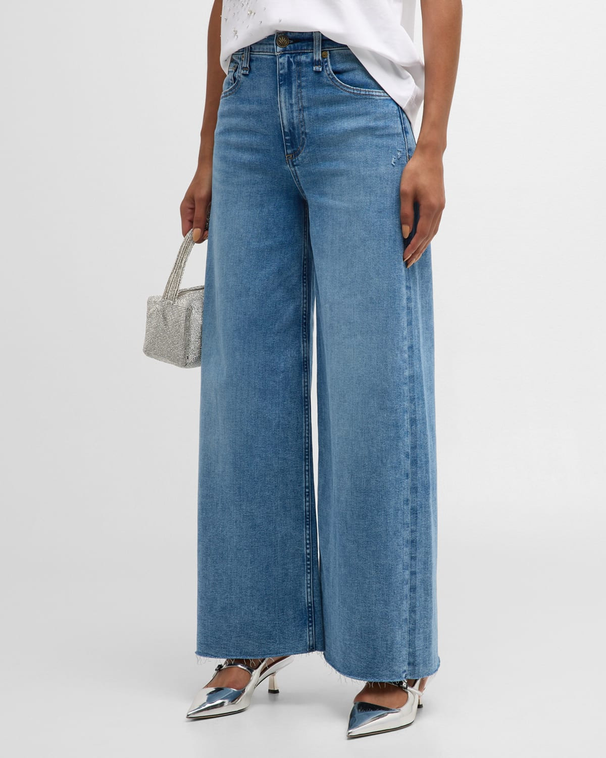 Flexi Sofie Crop High-Stretch Jeans | Neiman Marcus