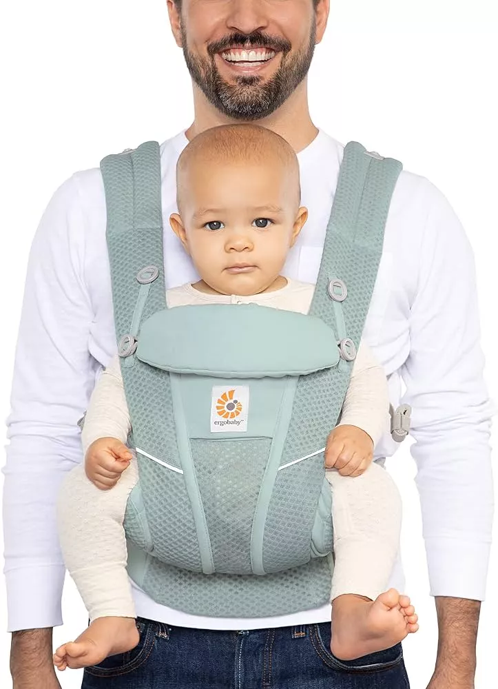 Ergobaby Omni 360 Cool Air Mesh All Position Breatheable Baby Carrier With  Lumbar Support : Target