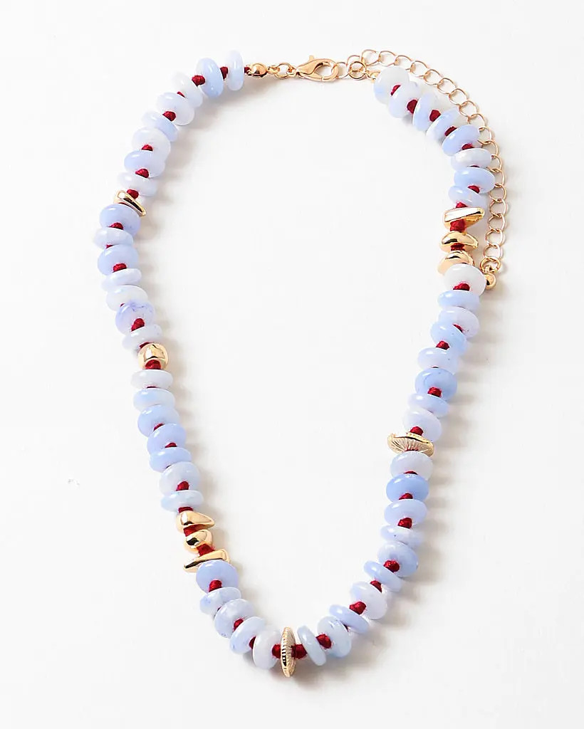 Erin McDermott Jewelry Seaglass Blue Resin Necklace (Women) | Nordstrom | Nordstrom