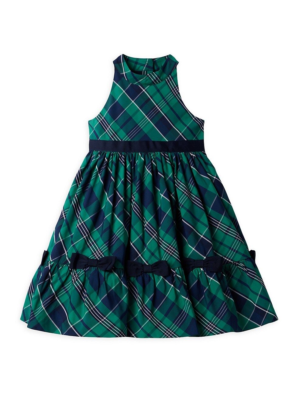 Baby Girl's, Little Girl's & Girl's Bow-Accented Plaid Dress | Saks Fifth Avenue