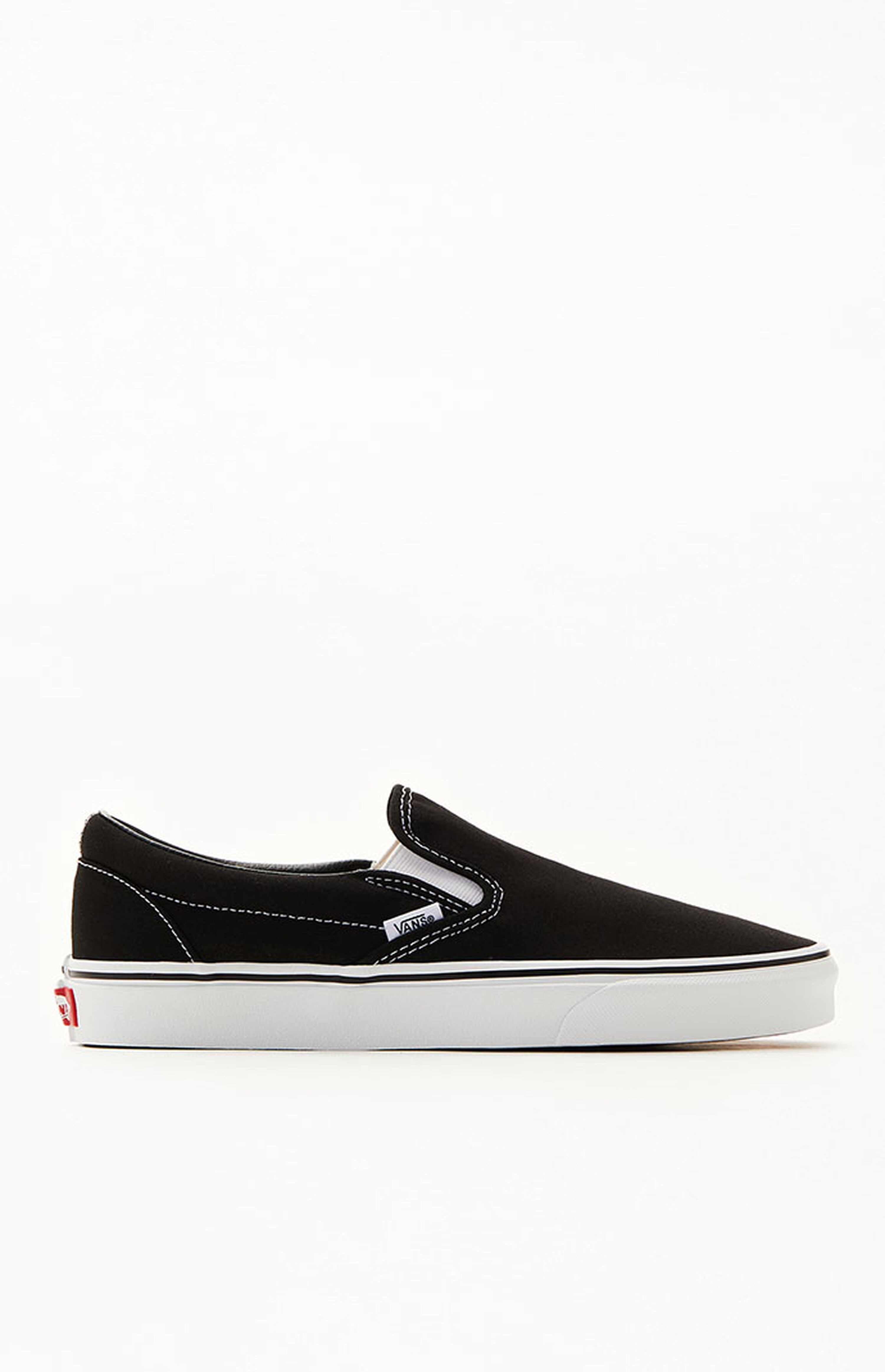 Vans Classic Slip-On Black Shoes | PacSun | PacSun