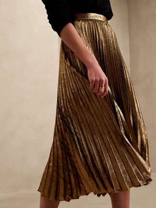 Raggiera Pleated Skirt | Banana Republic (US)