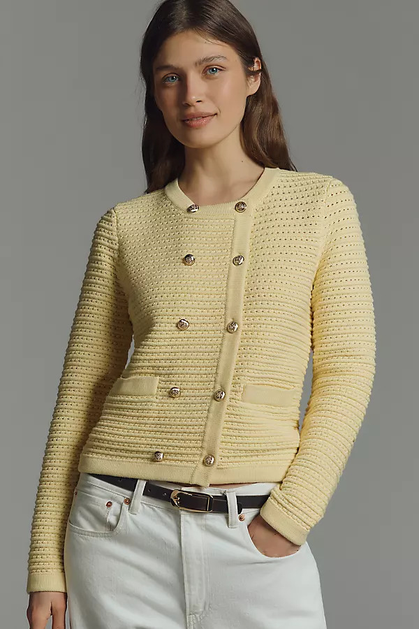 NVLT Knit Double-Breasted Lady Jacket | Anthropologie (US)