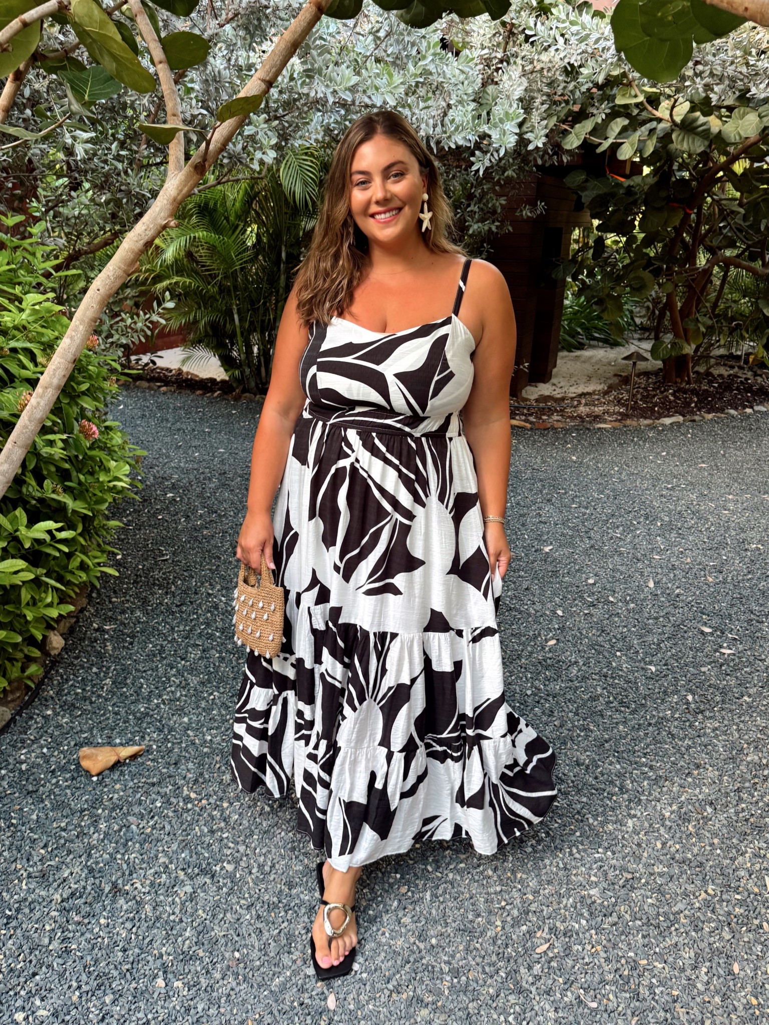 Tonight’s dinner outfit - summer dress, vacation dress. Wearing size 18 in dress, XL in bra & shapewear shorts (use CARALYN20 at Shapermint). 

#LTKSeasonal #LTKPlusSize #LTKStyleTip