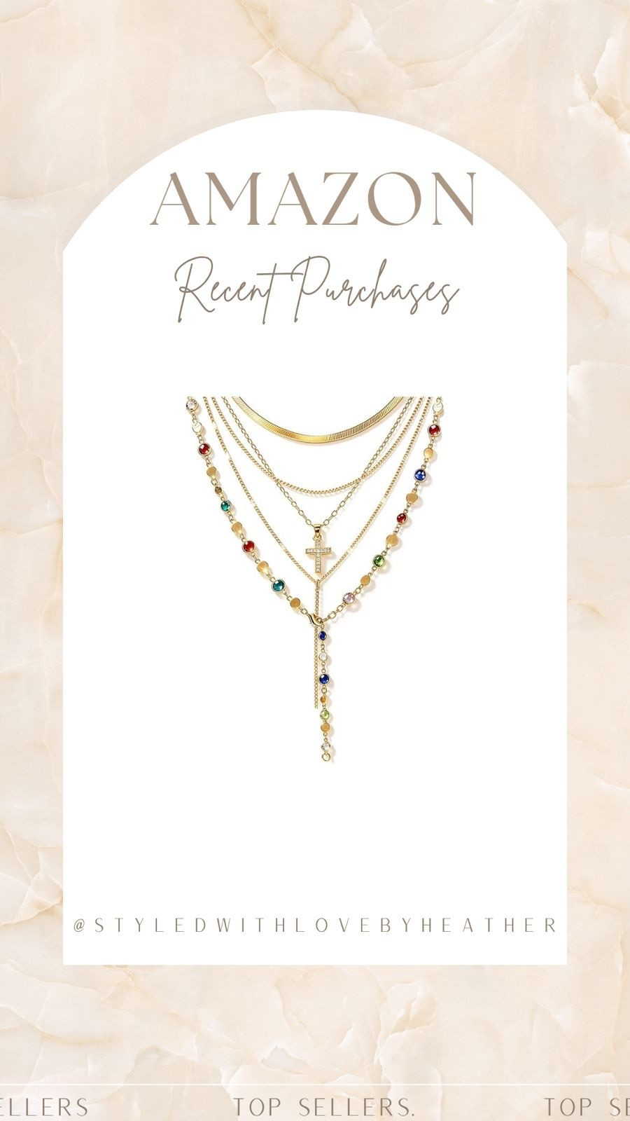 The layered necklace that instantly makes a simple outfit look styled. I love the mix of colorful stones and delicate gold chains for summer. Such a fun statement piece without feeling overdone.

#LTKeurope #LTKsummer #LTKitalia