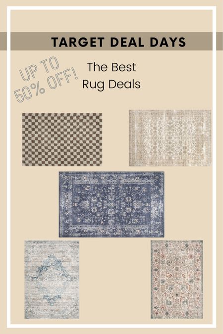 Target deal days area rugs up to 50% off 

#LTKsalealert #LTKxTarget #LTKhome