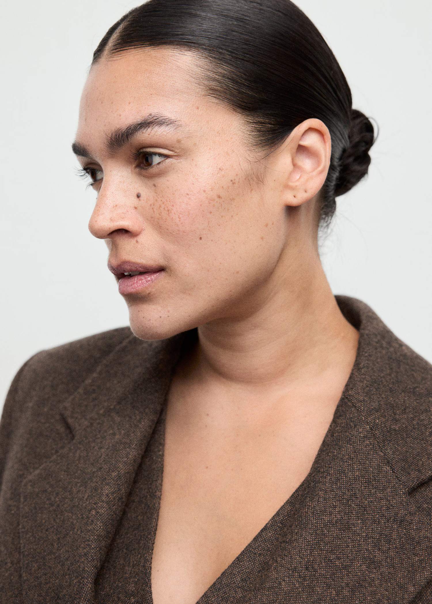 Speckled wool blazer with pockets - Women | MANGO United Kingdom | MANGO (UK)