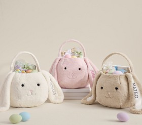 Fur Bunny Easter Bucket | Pottery Barn Kids