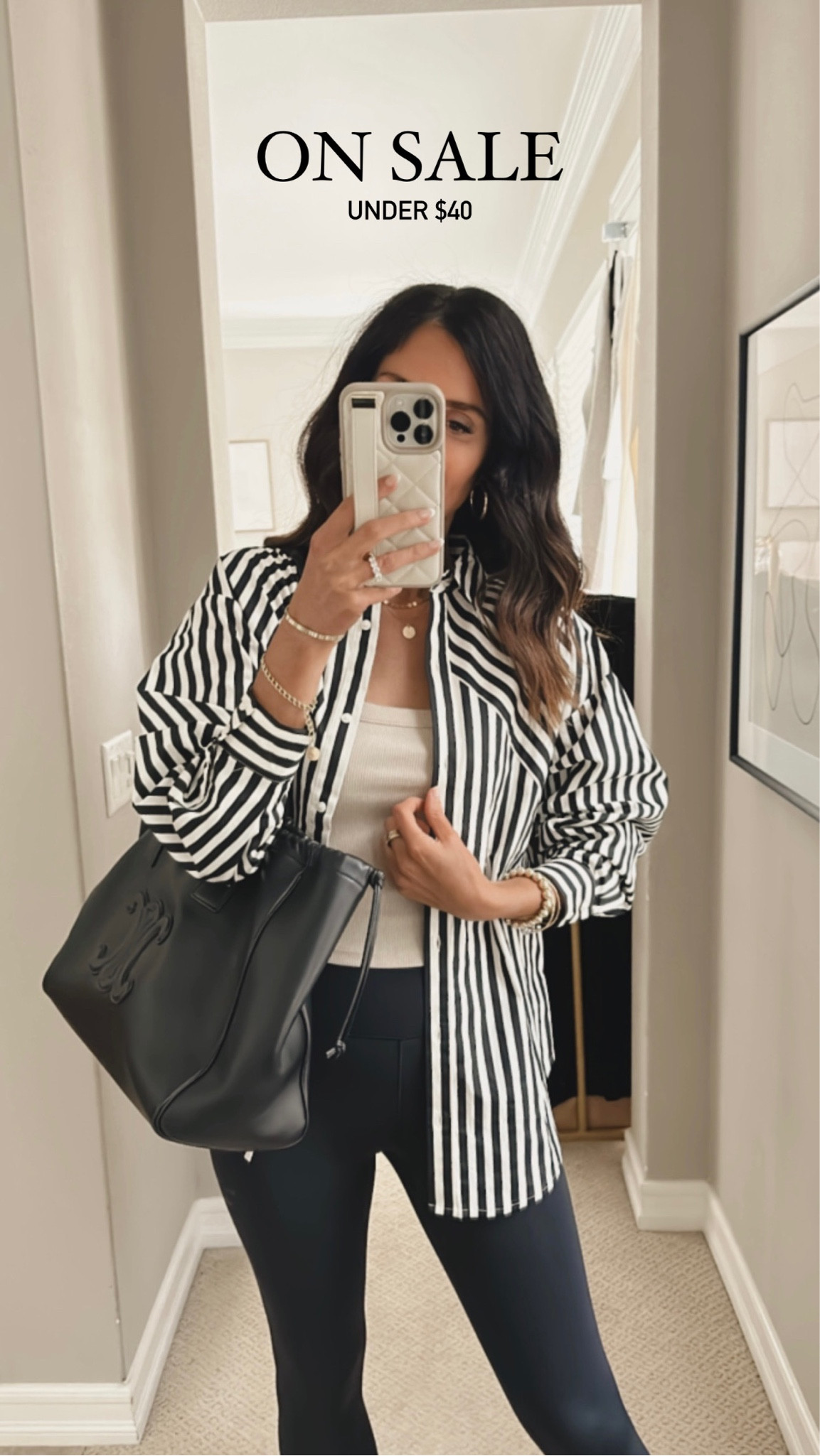 I’m just shy of 5’7 wearing the size XS top and it’s currently on sale! Under $40, StylinByAylin 

#LTKstyletip #LTKSeasonal #LTKsalealert