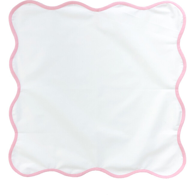Piped Dinner Napkin, Pink - Abbey Luby Tableware | Maisonette | Maisonette