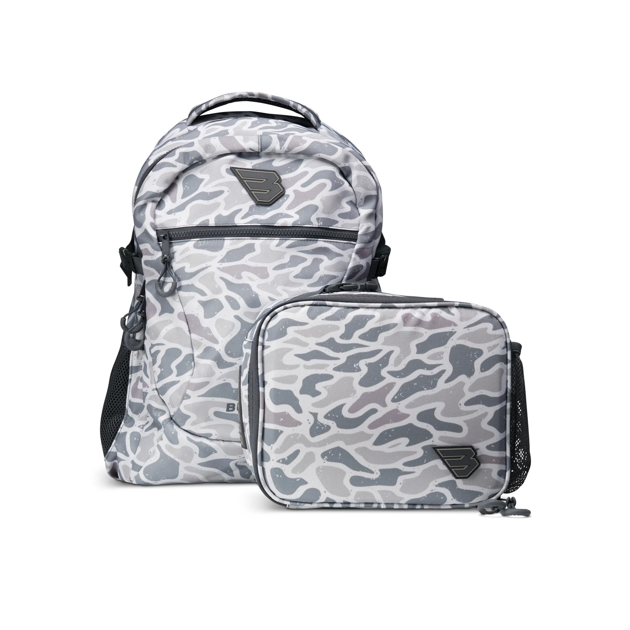 Backpack & Lunchbox Bundle - White Camo | BURLEBO