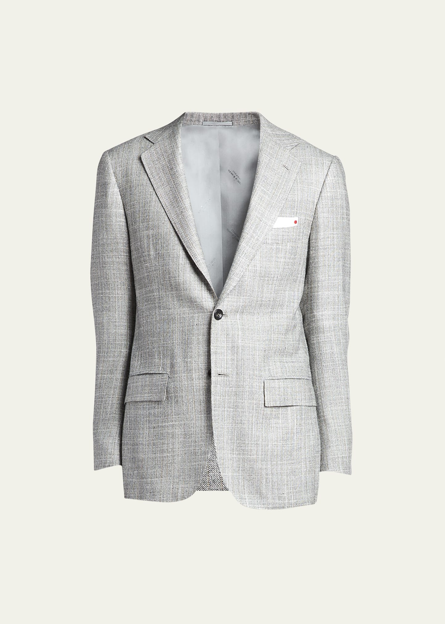 Kiton Men's Textured Pinstripe Suit | Bergdorf Goodman