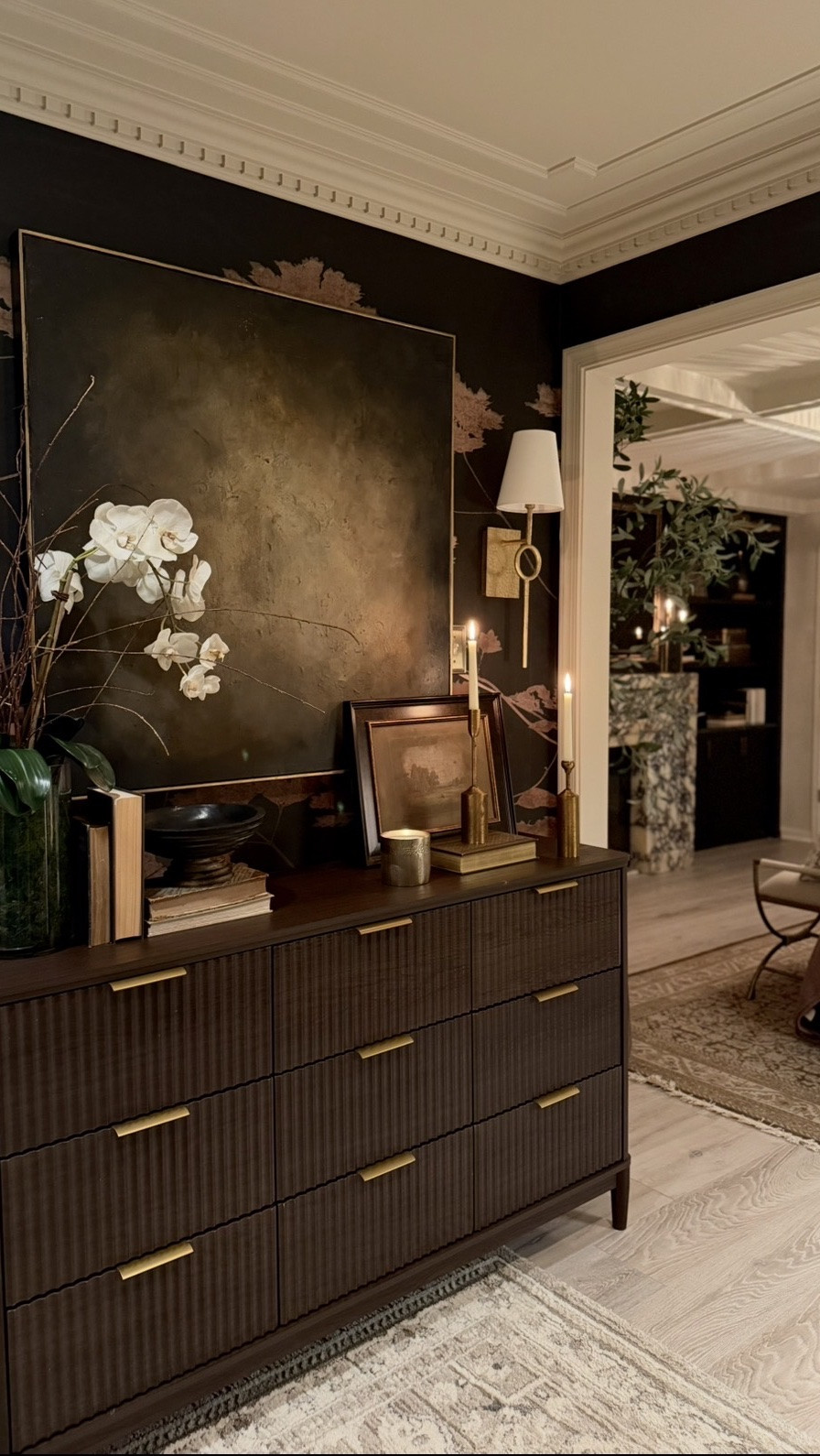 I want whatever this is. SHOP the look here ✨🖤
#moodyinteriors #moodyhome #beforeandafter #hometransformation #bedroomdesign