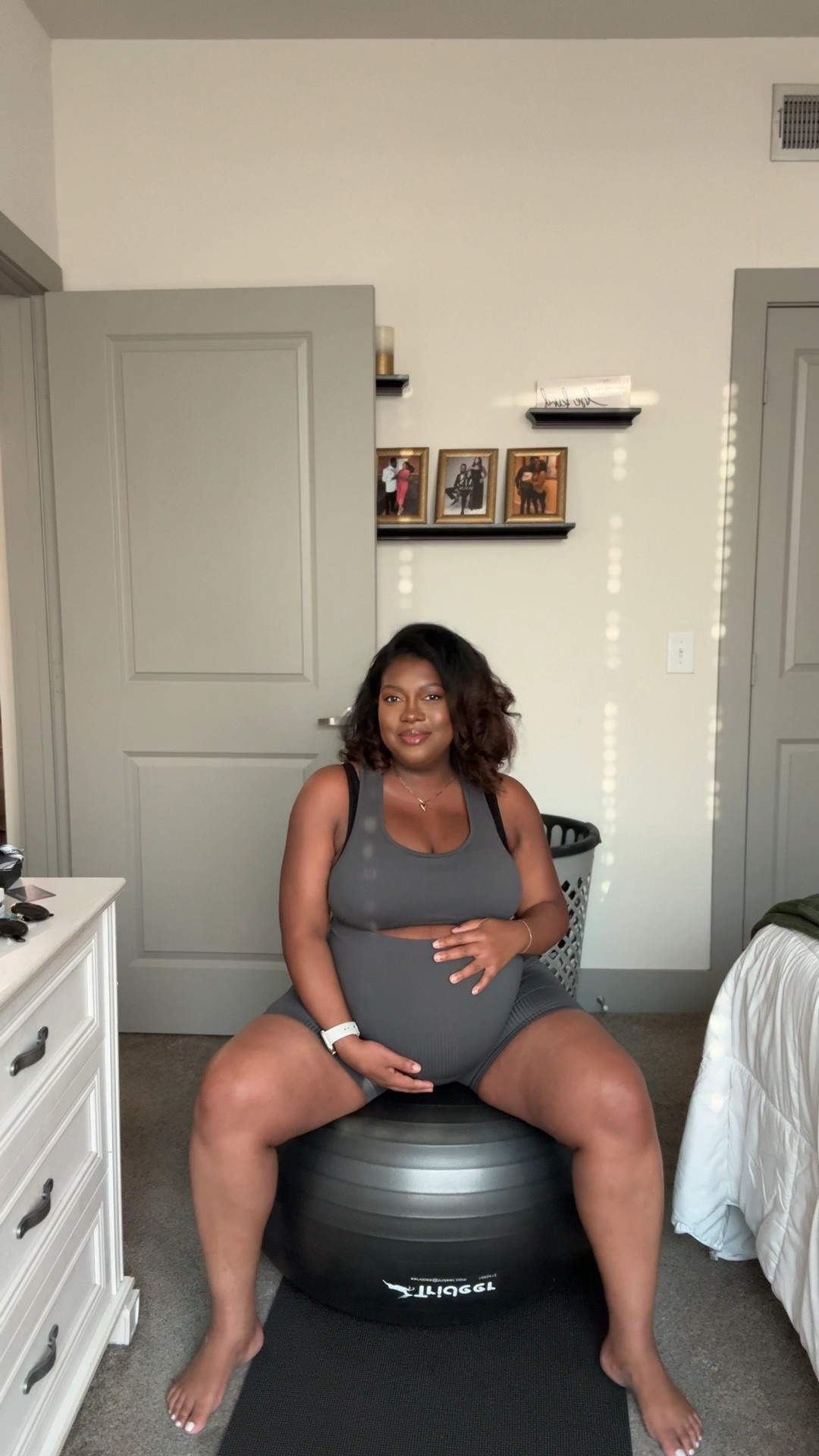 Pregnant ladies, get you a yoga ball. I used it religiously during my pregnancy. 

Brand: Trideer on Amazon 

#LTKBump #LTKFindsUnder50 #LTKBaby