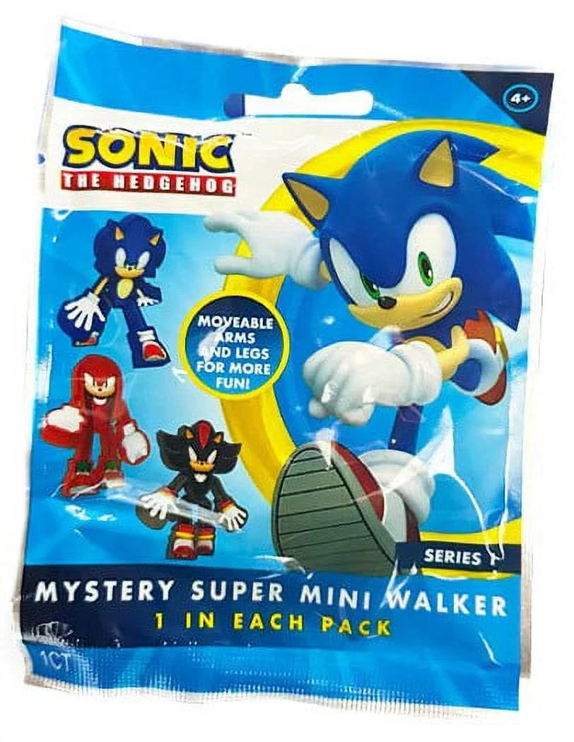 Forever Clever Sonic the Hedgehog Series 1 Mystery Super Mini Walker Action Figure Pack | Walmart (US)