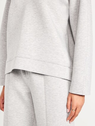 Bounce Fleece V-Neck Cocoon Sweatshirt | Old Navy (US)