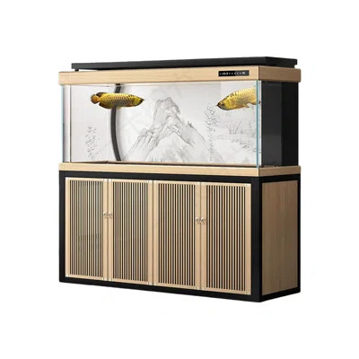 110-120 Gallon Stainless steel Modern Eco Aquarium Tank | Wayfair North America
