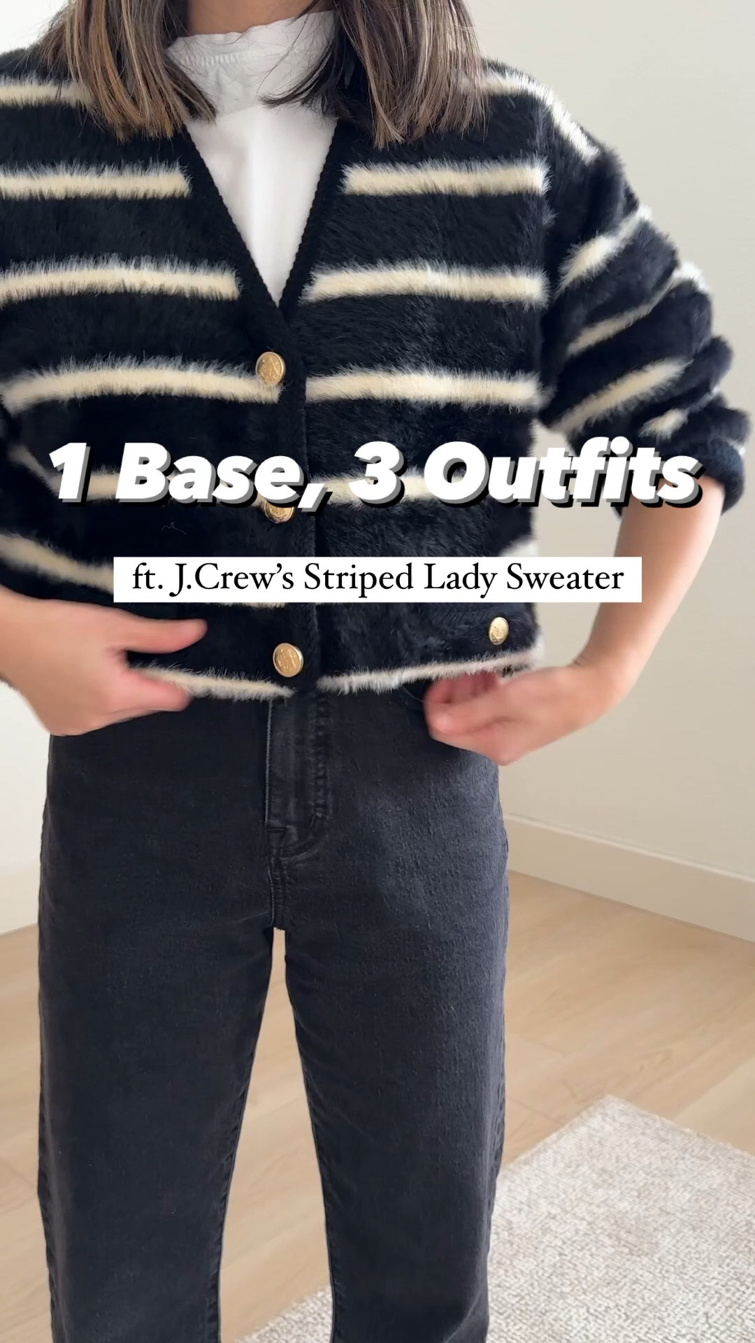 Sweater lady jacket in brushed yarn curated on LTK