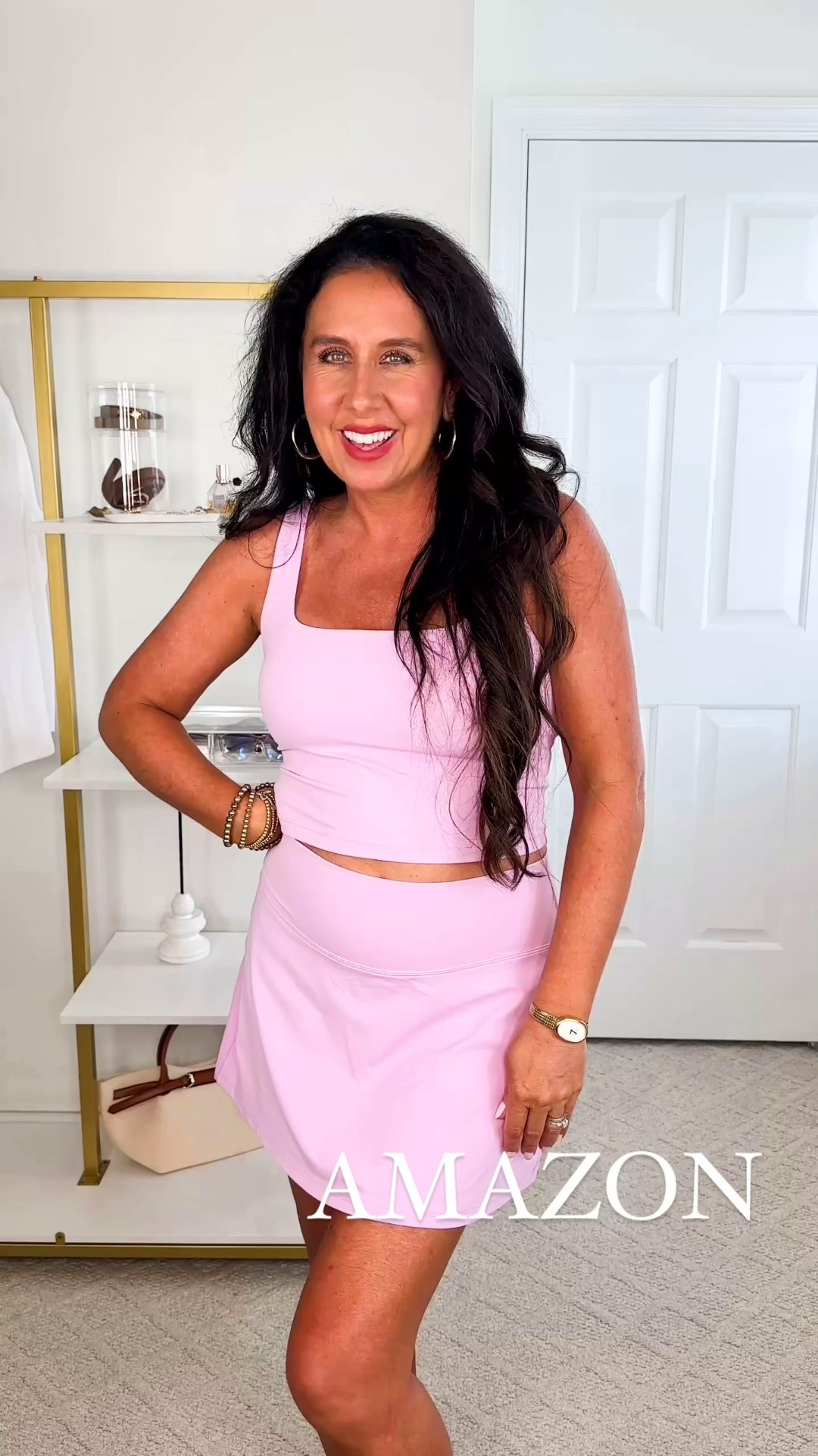 The sweetest little Amazon Athleisure pieces! I love this color!! 

#LTKFindsUnder50