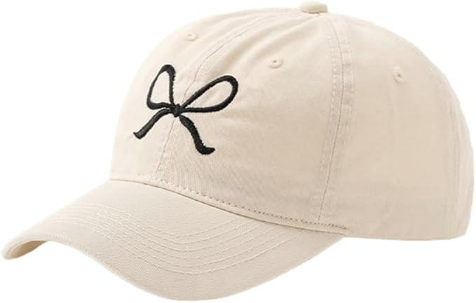 Bow-Tie Baseball Cap for Women Fashion Sun Hats for Women Trucker Hat Y2k Sun Cap Visor Cap Hikin... | Amazon (US)