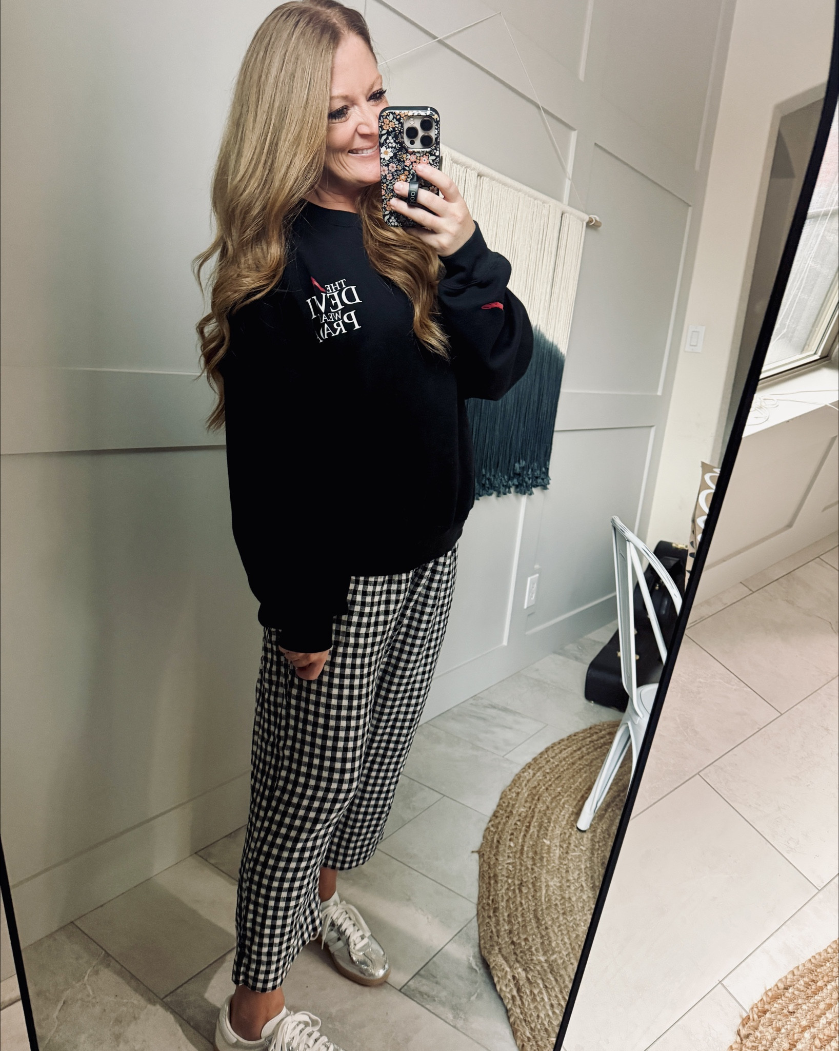 I can't wait for this weekend! The Devil Wears Prada is a comfort movie for me!

Crewneck: wearing an XL
Pants: M

#LTKmomlife #LTKOver40