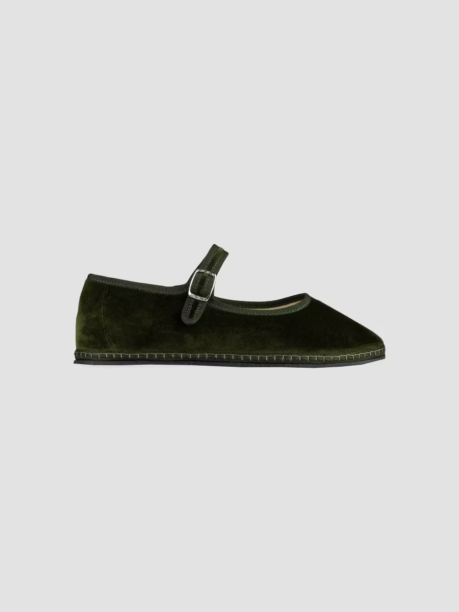 Women's Timeless Bottiglia Cotton Velvet Mary Janes - Bottiglia - Size 11 | Saks Fifth Avenue
