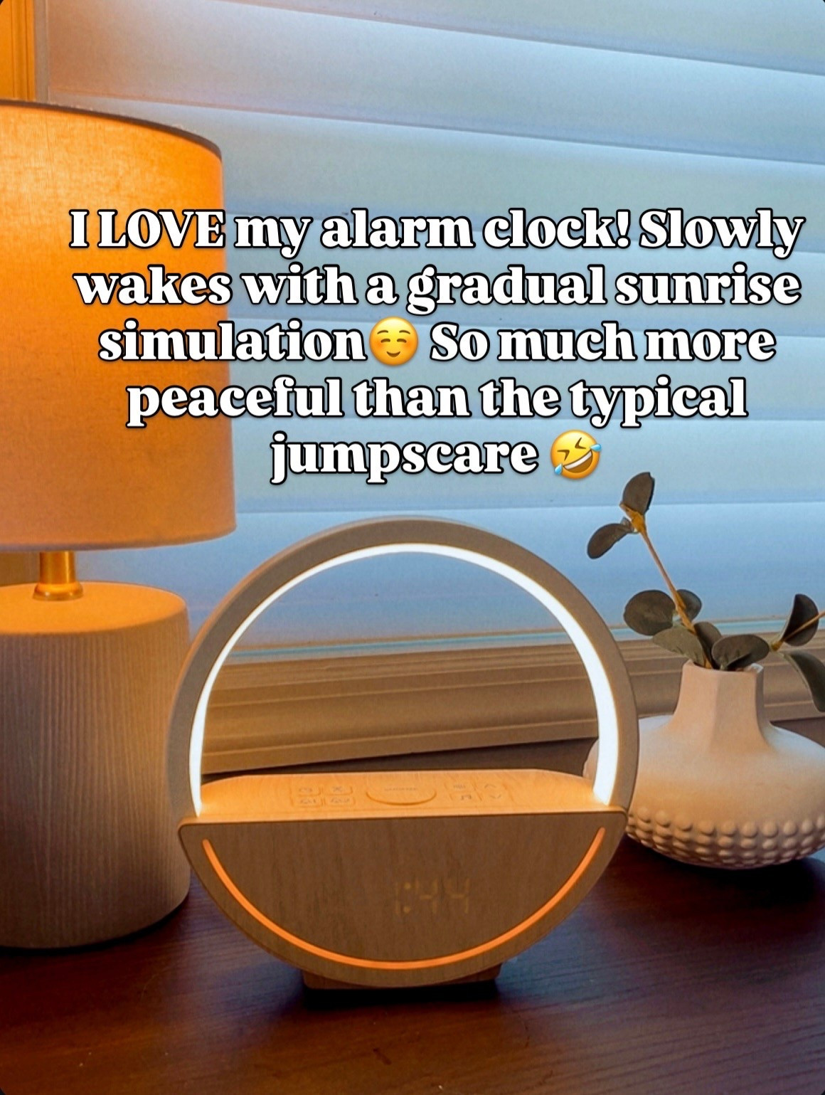 I LOVE my alarm clock! Slowly wakes with a gradual sunrise simulation + So much more peaceful than the typical jumpscare

#LTKmorningroutine #LTKdayinmylife #LTKHome