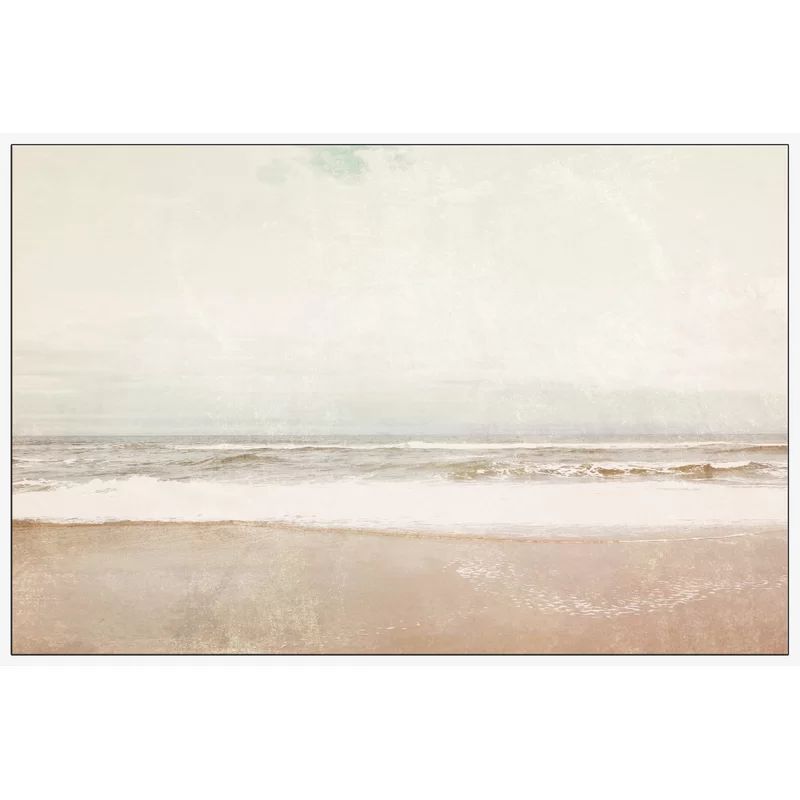 Serenity Beach Framed On Canvas Print | Wayfair North America