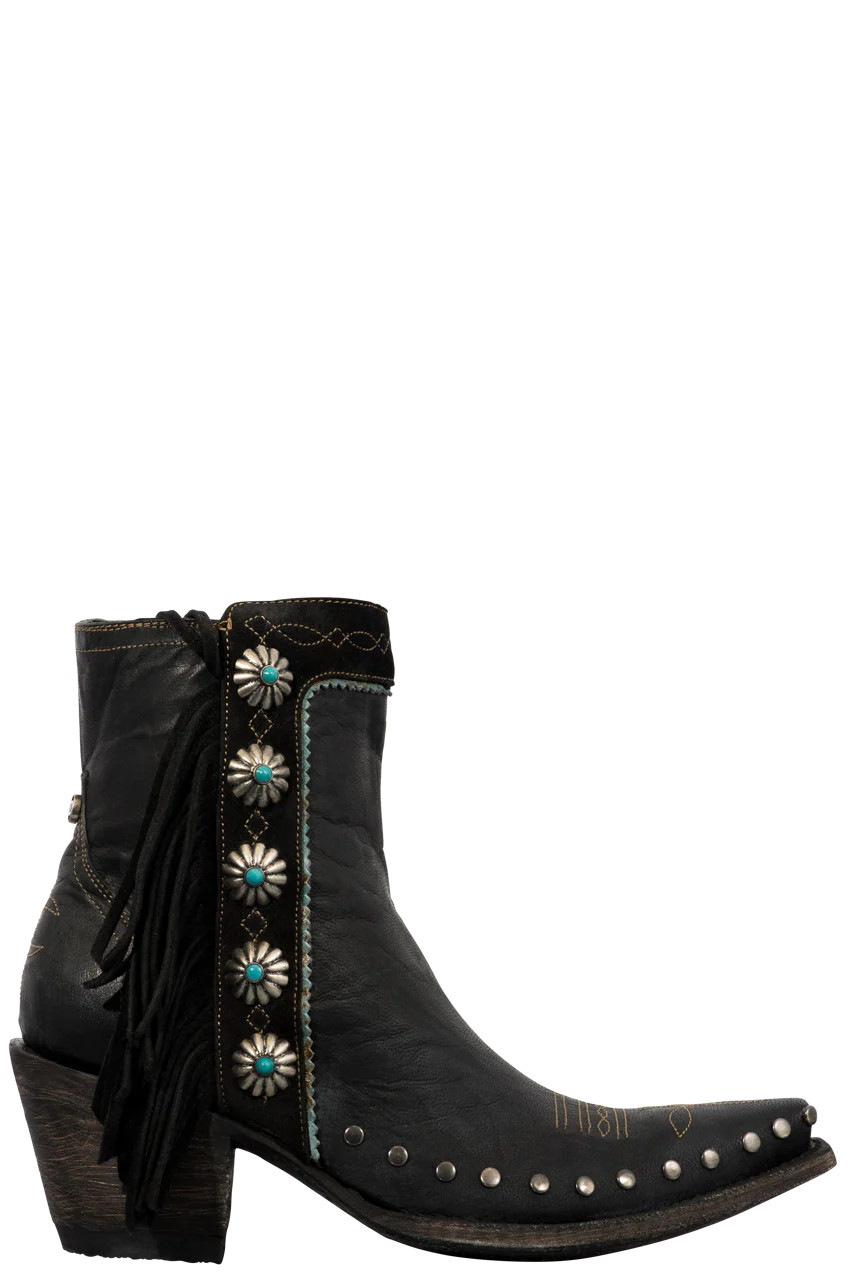 Double D Ranch by Old Gringo Women's Black Apache Boots | Pinto Ranch | Pinto Ranch