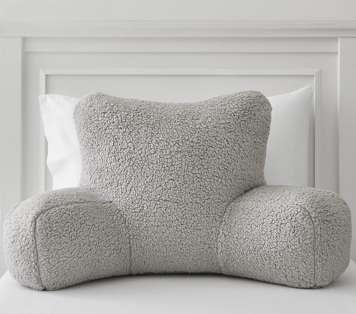 Cozy Recycled Sherpa Loungearound Pillow Cover | Pottery Barn Kids