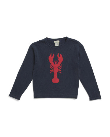 Boys Lobster Crew Neck Sweater | Cotton | Marshalls