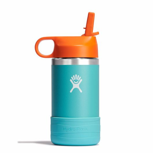 12 oz Kids Wide Mouth w/ Straw Cap - Seaspray | Hydro Flask