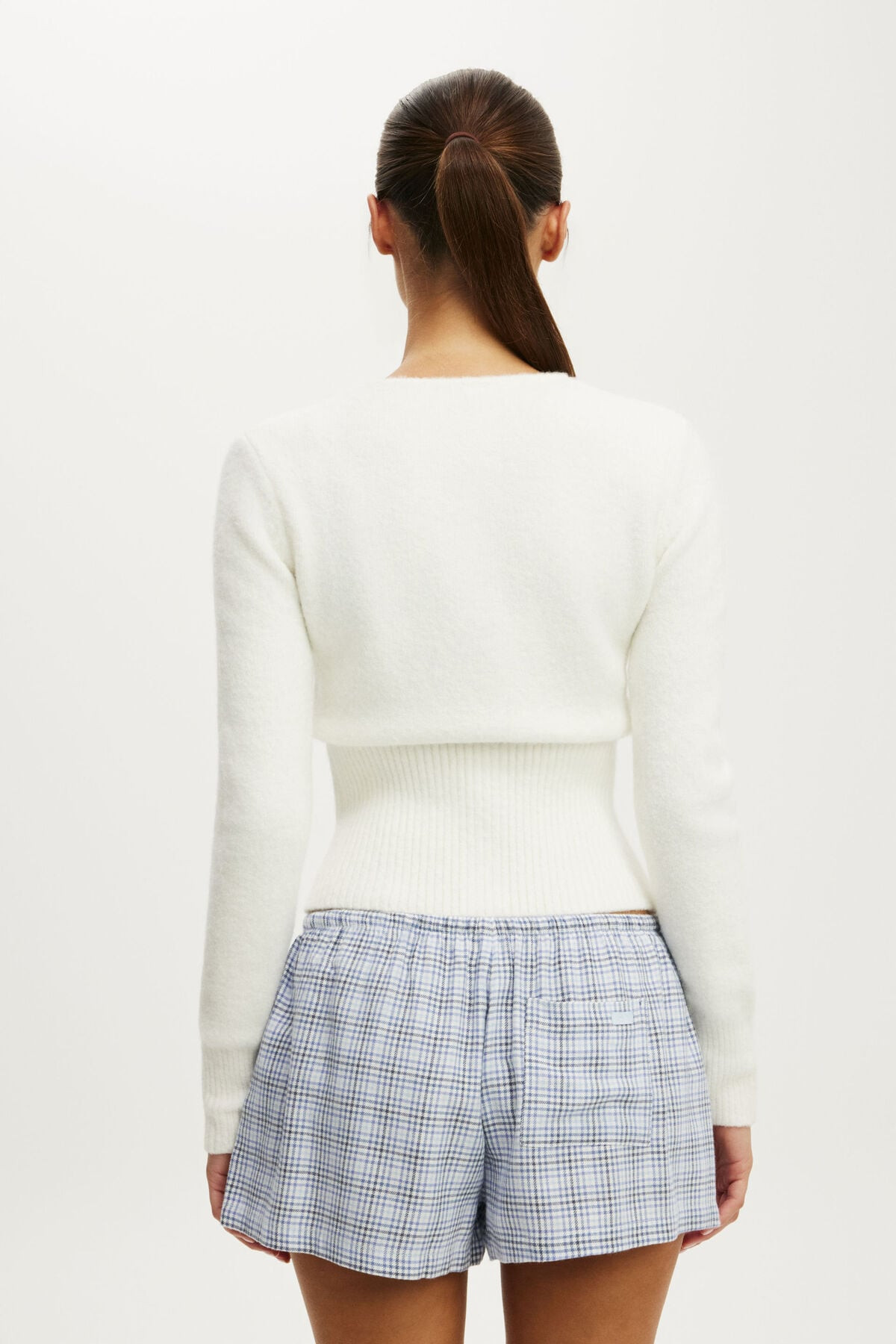 Fluffy Fitted Knit Cardi | Cotton On (US)