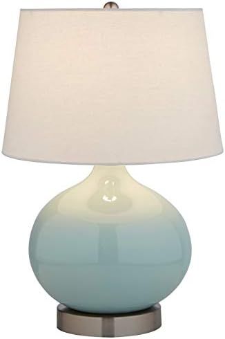 Amazon Brand – Stone & Beam Round Ceramic Table Lamp With Light Bulb and White Shade - 11 x 11 ... | Amazon (US)