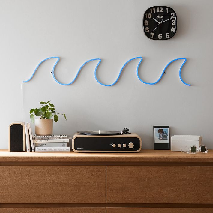 Wave LED Wall Light | Pottery Barn Teen