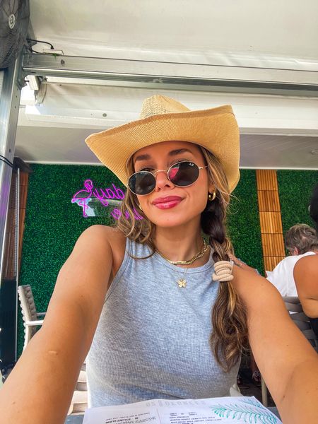 Under $20! Obsessed with these cowboy hats! 🤠 Perfect for summer, boat days and brunch! 




Target 
summer fit
summer essentials
hats
cowboy 
sunglasses 
gold jewelry 
electric picks 
amazon fashion 
amazon jewelry 
gold hoops
ray bans
summer outfit 
necklaces 

Follow my shop @roebenz_ on the @shop.LTK app to shop this post and get my exclusive app-only content!

#liketkit #LTKstyletip #LTKFind #LTKSeasonal
@shop.ltk


#LTKSeasonal #LTKunder50 #LTKFind