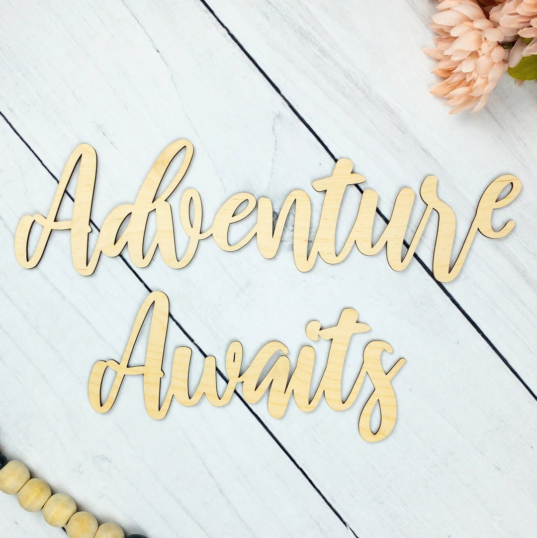 Adventure Awaits Wood Sign, Adventure Theme Baby Shower, Toddler Room Signs, Adventure Wood Sign,... | Etsy (US)