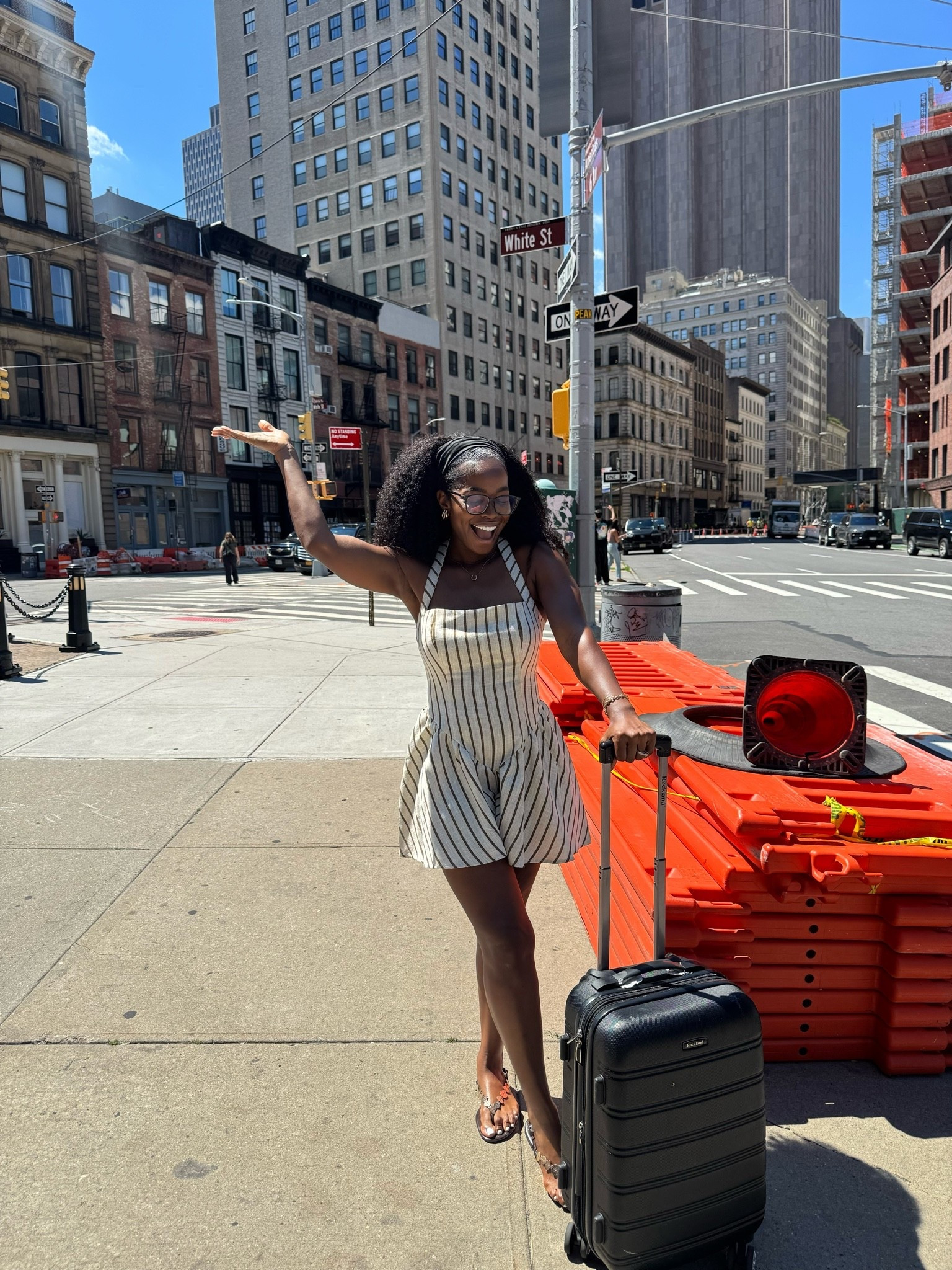 Shop my summer romper I wore while traveling home from New York 🫶🏾I’m wearing a size 8.

#LTKootd #LTKU