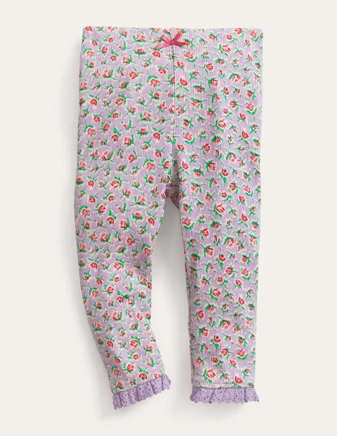 Ribbed Lace Leggings | Boden (US)