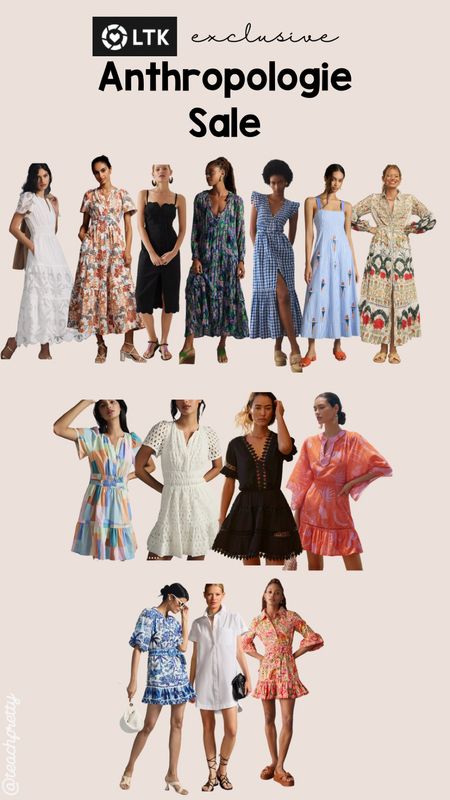 LTK exclusive Anthropologie sale is live! Some exclusions apply. Love their flowy feminine dresses. I wear their dresses to work a lot, perfect for teachers. Also great for business or fun! Always excellent quality!! 

#LTKxAnthro #LTKsalealert #LTKSeasonal